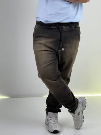 شلوار اسلش جین دمپا ساده - تصویر 11