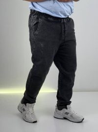 شلوار اسلش جین دمپا ساده - تصویر 6