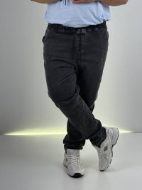 شلوار اسلش جین دمپا ساده - تصویر 5