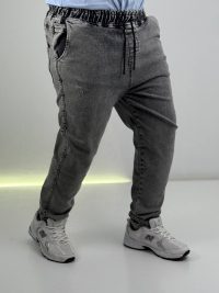 شلوار اسلش جین دمپا ساده - تصویر 4