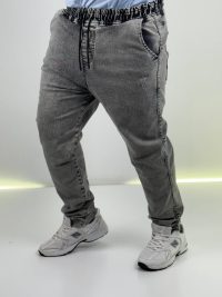 شلوار اسلش جین دمپا ساده - تصویر 2